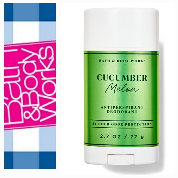 Bath & Body Works Cucumber Melon Deodorant - Green and White - Picture 1 of 2